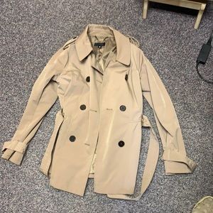 Cute waterproof trench rain coat